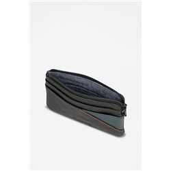 Monedero piel Striking Azul