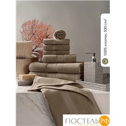 ESTIA МАРТОС беж К-т полотенец 30х50-4/50х80-2/70х130-2, 100% хлопок, 500 г/м2