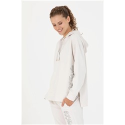 Kadın Taş Kapüşonlu Sweatshirt