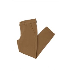 Erkek Çocuk Camel Kanvas Pantolon