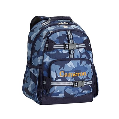 Mackenzie Navy Shark Camo Backpacks