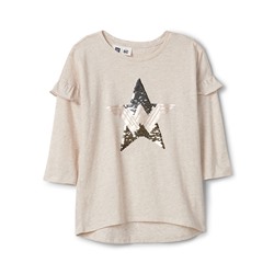 GapKids | Wonder Woman™ ruffle sleeve tee
