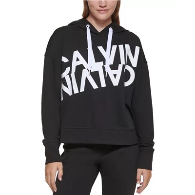 Calvin Klein Performance Terry Mirror Logo Hoodie