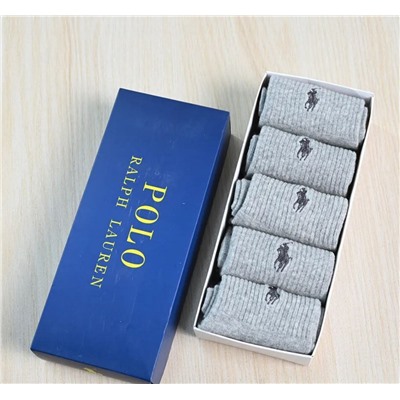 Упаковка из пяти пар мужских и женских зимних хлопковых носков RALPH LAURE*N