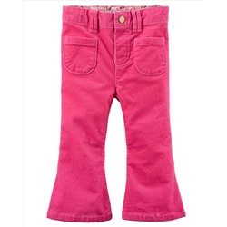 2-Pocket Stretch Flare Corduroys