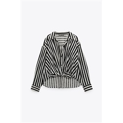 CAMISA RAYAS CON LINO