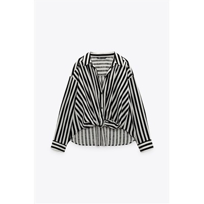 CAMISA RAYAS CON LINO