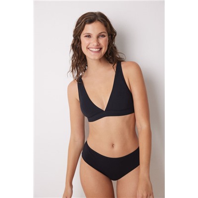 Sujetador triangular LOVELY halter negro