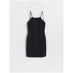 Kleid Aus Leinen-Mix