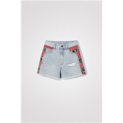 Shorts vaqueros de patch