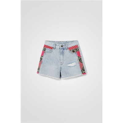 Shorts vaqueros de patch