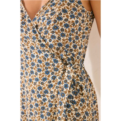 Vestido tirantes estampado sello