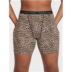 Logo Cotton High-Waist Boxer Brief