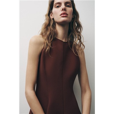 HALTER GODET DRESS ZW COLLECTION