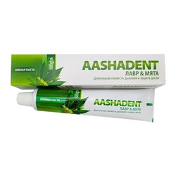 AASHA HERBALS Toothpaste Laurel and Mint Зубная паста Лавр и Мята 100мл