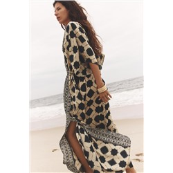 PRINTED KAFTAN DRESS