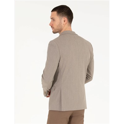 Açık Kahverengi Blazer Ceket