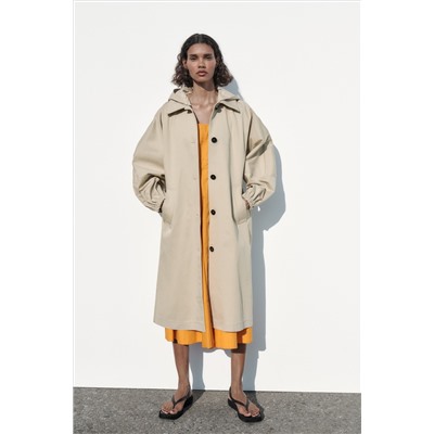 TRENCH OVERSIZE CAPUCHA