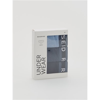 Slips mit hohem Baumwollanteil, 3er-Pack