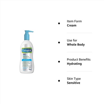 Cetaphil RestoraDerm Replenishing Moisturizer for Dry, Itchy Skin 10oz (295ml)