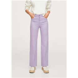 Pantalón recto franela -  Mujer | MANGO OUTLET Melilla