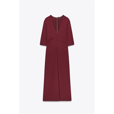 ZW COLLECTION RUCHED MIDI DRESS