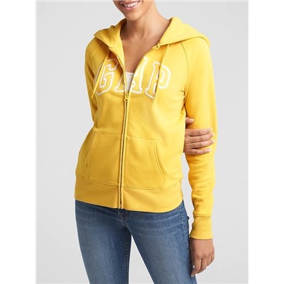 Gap Logo Zip Hoodie In Fleece