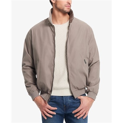 Weatherproof Microfiber Bomber Jacket