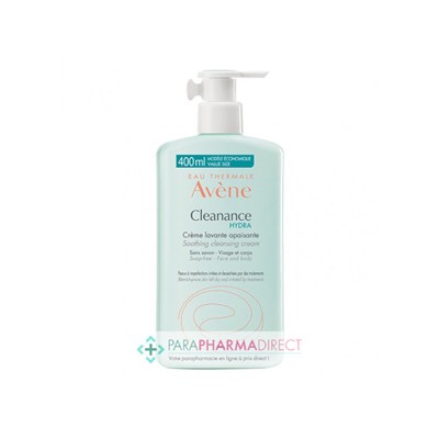 Avène Cleanance Hydra Crème Lavante Apaisante 400ml