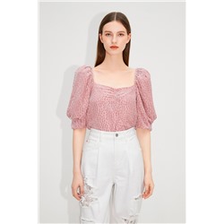 Top de seda Rosa viejo