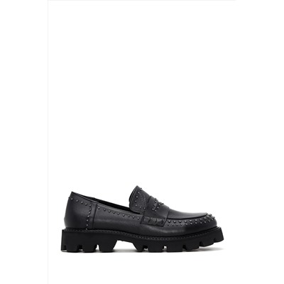 Derimod Kadın Zımba Detaylı Loafer 22WFD196118