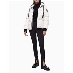 New Arrival Quilted Nylon Twill Monogram Logo Puffer Jacket