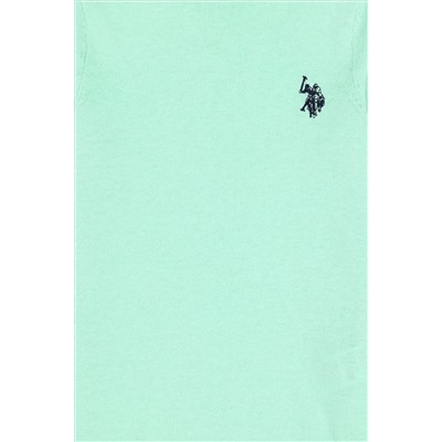 Erkek Çocuk Mint Basic Bisiklet Yaka Kazak
