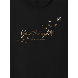 Bedrucktes T-Shirt im Kimono-Stil