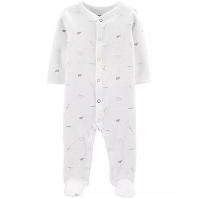Carter's | Baby Animal Print Snap-Up Thermal Sleep & Play