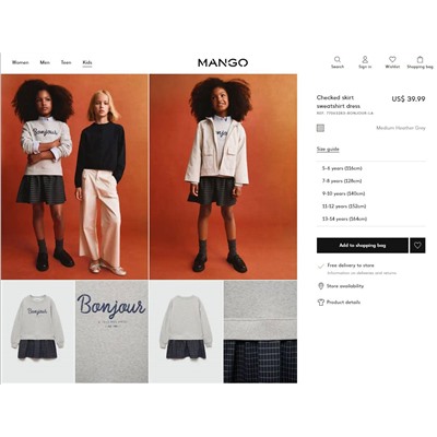 Mang*o платье для девочек, экспорт. Цена на оф сайте 39 💵