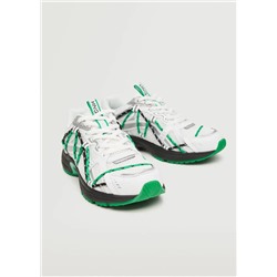 Deportivas diseño combinado -  Mujer | MANGO OUTLET Melilla