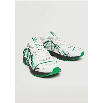 Deportivas diseño combinado -  Mujer | MANGO OUTLET Melilla
