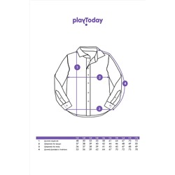 Рубашка PLAYTODAY, 1128079