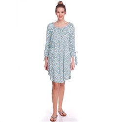 Damen Kleid mit grafischem Muster