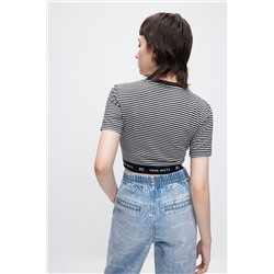 Crop top Negro y blanco