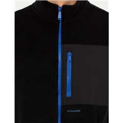Siyah Regular Fit Polar Hırka