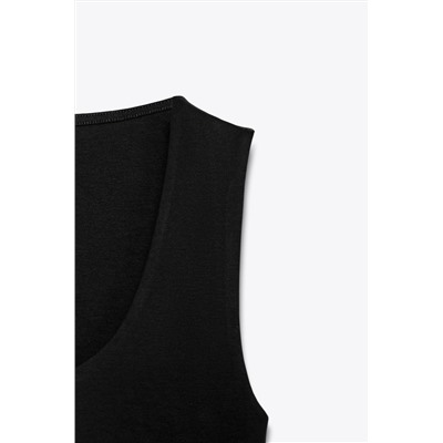INTERLOCK MIDI DRESS