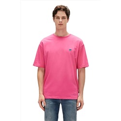 Bad Bear, Break 0 Yaka Erkek Tshirt - Fusya