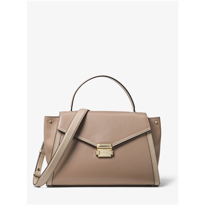 MICHAEL MICHAEL KORS Whitney Large Leather Satchel
