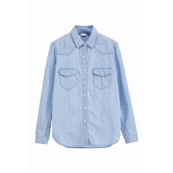 Camisa vaquera Azul