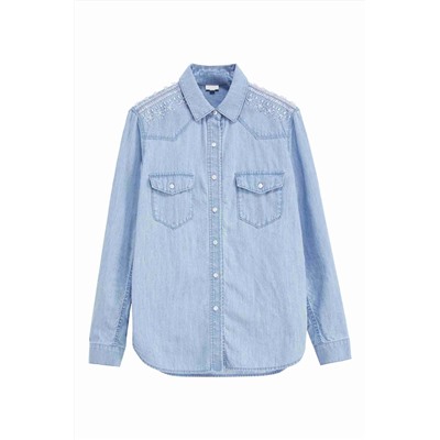 Camisa vaquera Azul