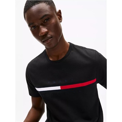 Embroidered Flag Logo T-Shirt