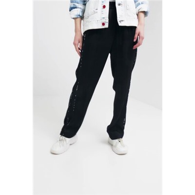 Pantalón en logomanía brillante