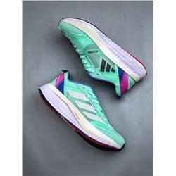 Кроссовки женские Adida*s Adizero Boston 11 Легкие и износостойкие, низкие, беговые, мятного цвета (ЛЮКС и Премиум Качества)